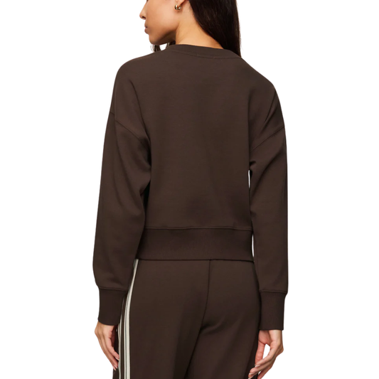 COMEBACK SWEATSHIRT DARK CHOCOLATE