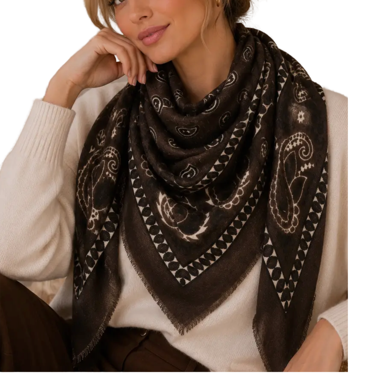 JULIETTE BANDANA SCARF CAFE
