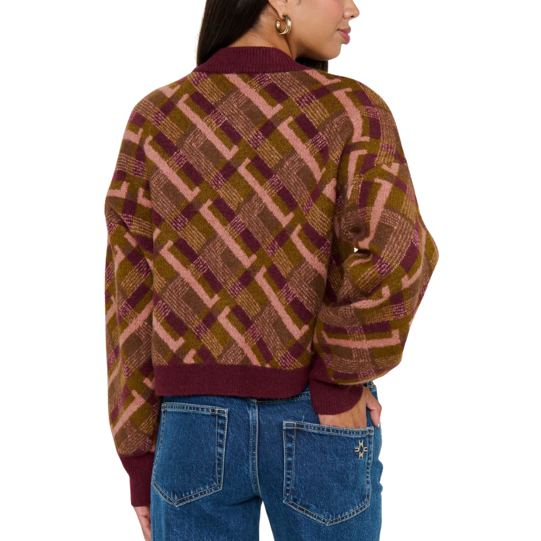 HOLLAND CARDIGAN PLAID