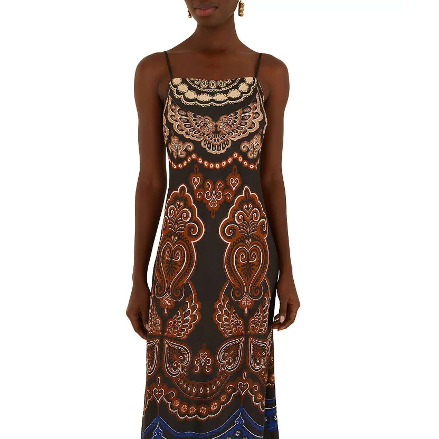 NICOLE SLIP MAXI DRESS BLACK