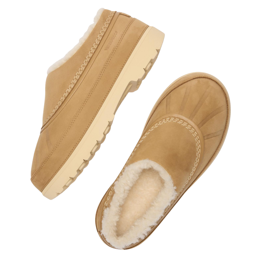 AMBLER FIRESIDE WATERPROOF CLOG CARIBOU BUFF