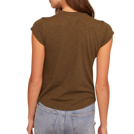 BABY CREW TEE OLIVE NIGHT