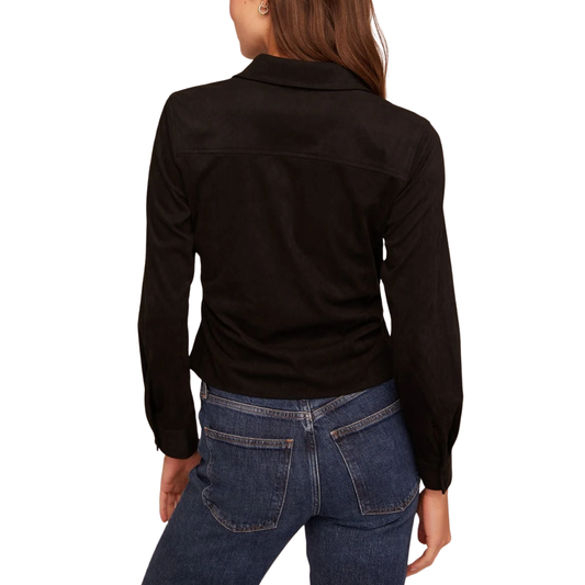 FITTED BUTTON DOWN BLACK