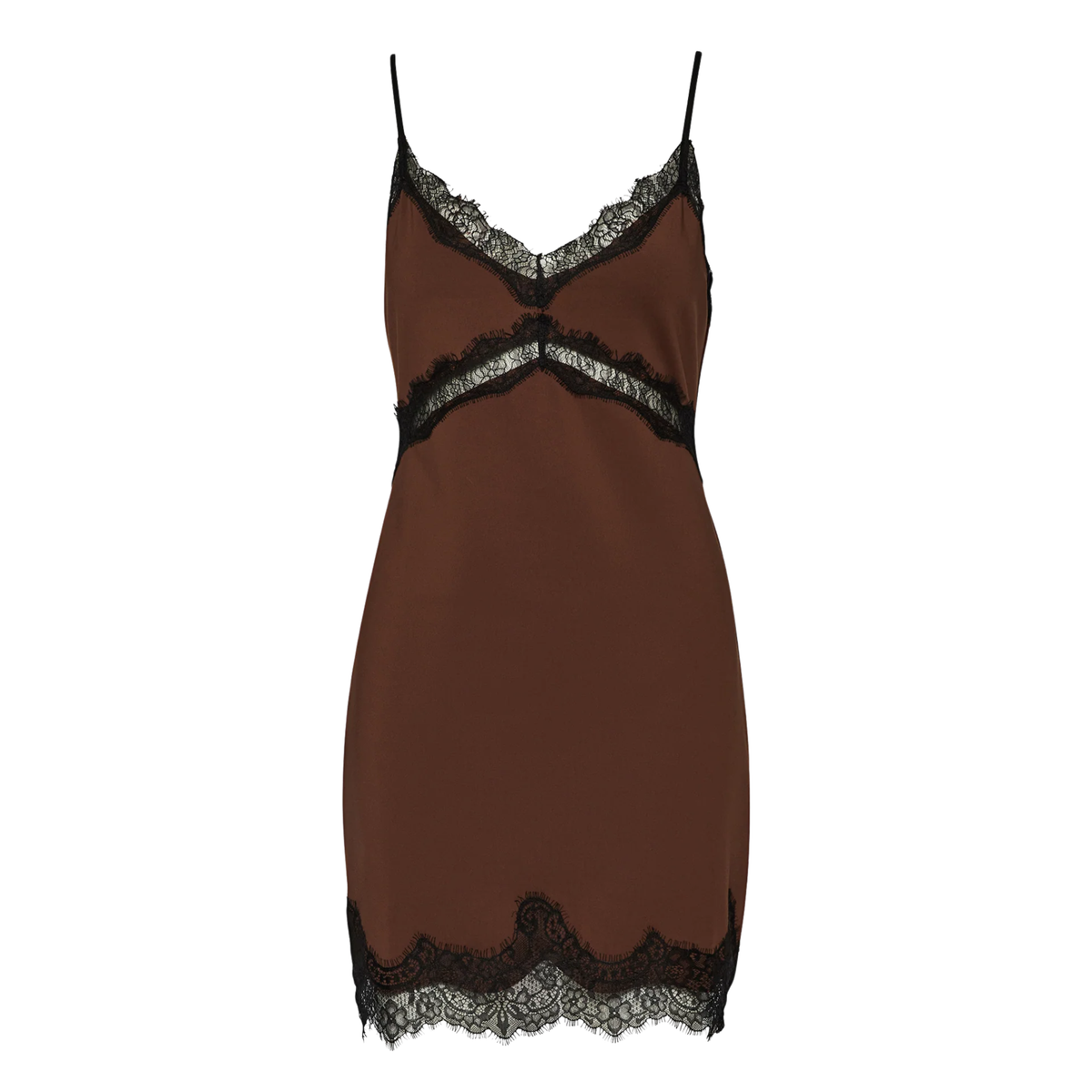 LAURINE DRESS SHAVED CHOCOLATE