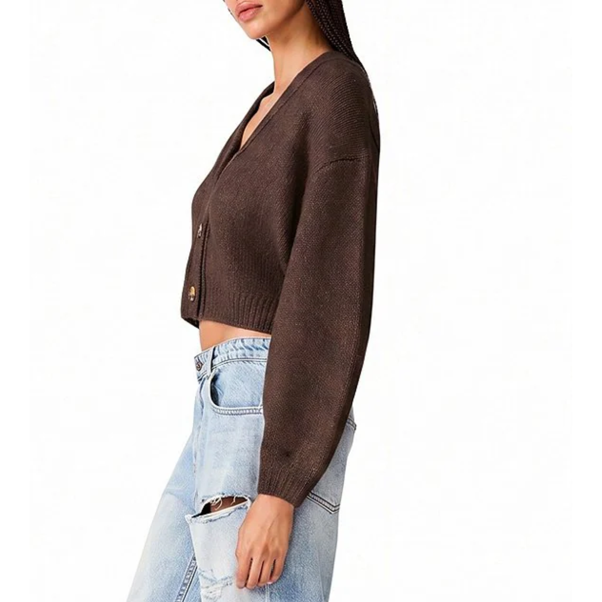MICA SWEATER DARK ESPRESSO