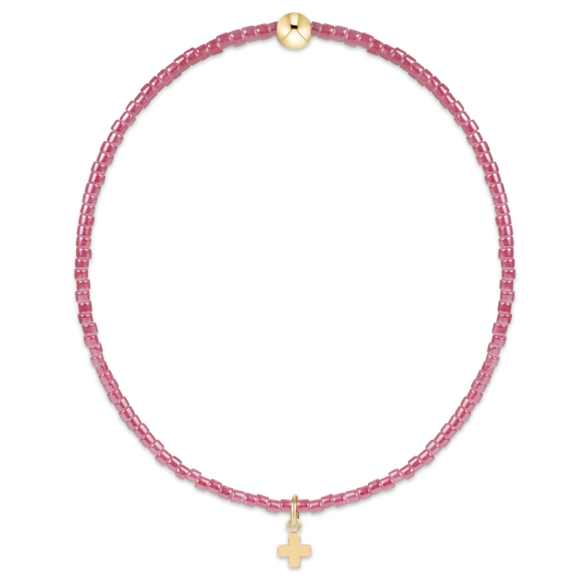 HOPE CLASSIC PINK CHAMPAGNE BRACELET SIGNATURE CROSS