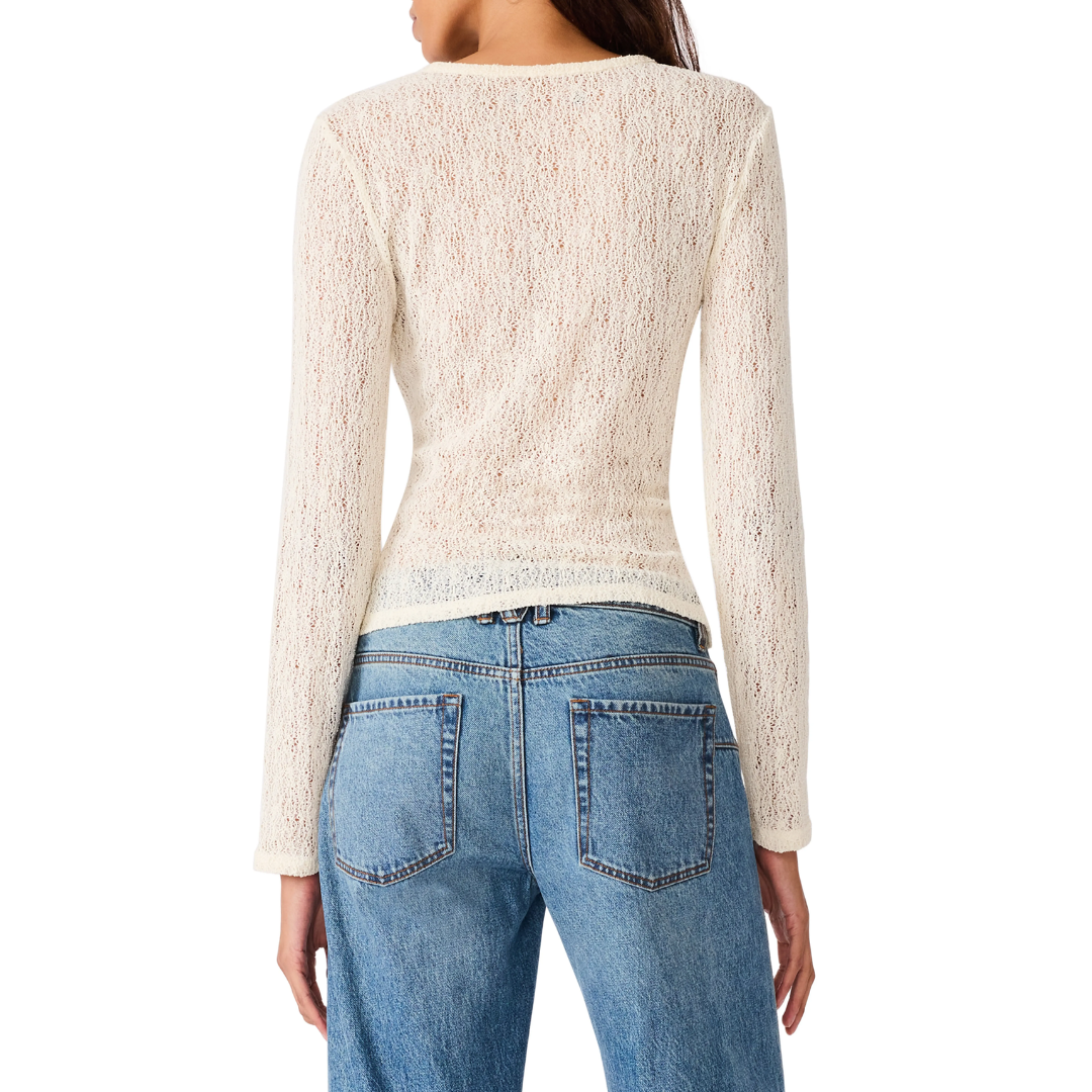 SIERRA KNIT TOP IVORY