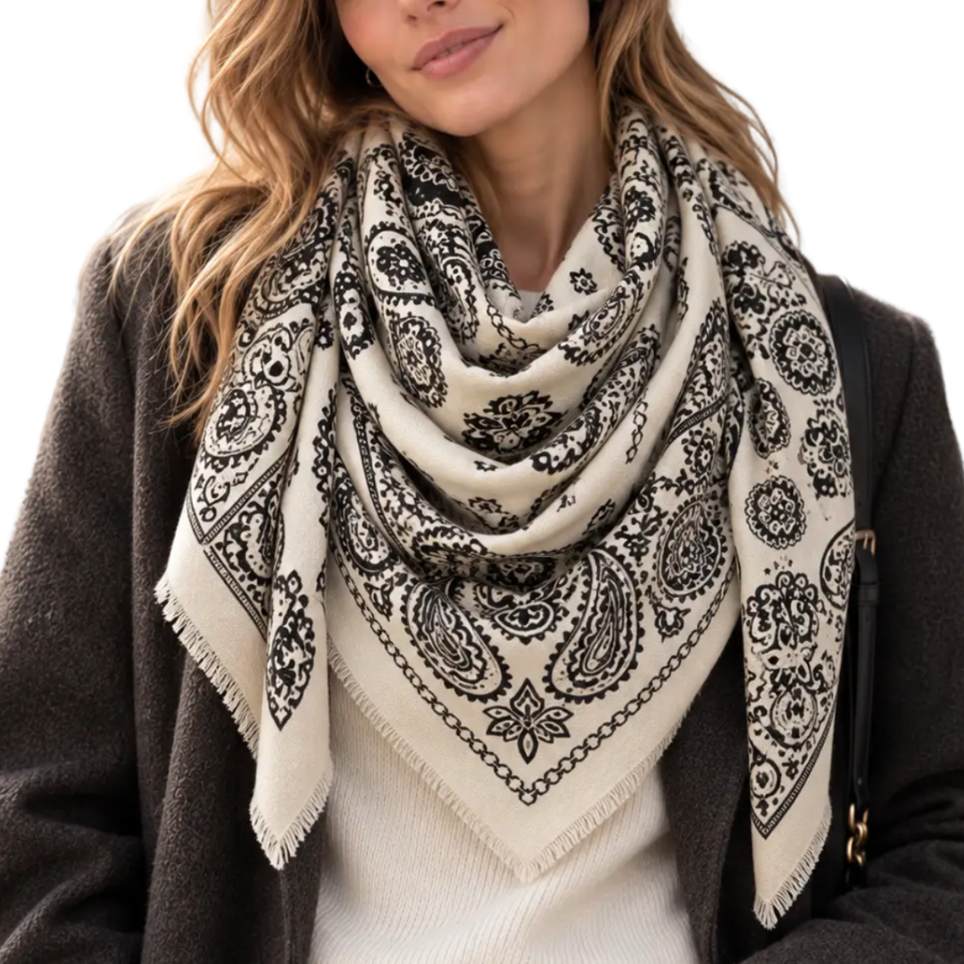 ELSA BANDANA SCARF BEIGE