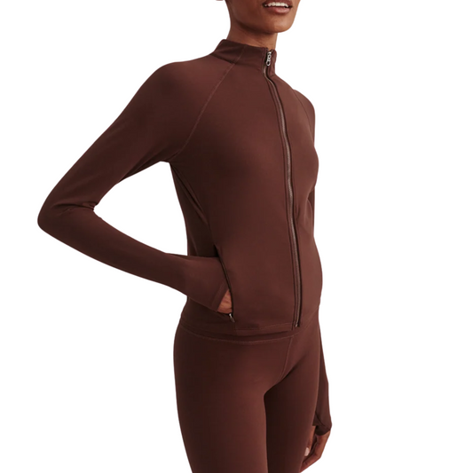 ALWAYS ZIP THROUGH DEEP MAHOGANY
