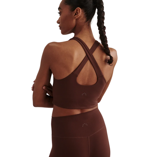 ALWAYS BURKE CROPPED TANK DEEP MAHOGANY