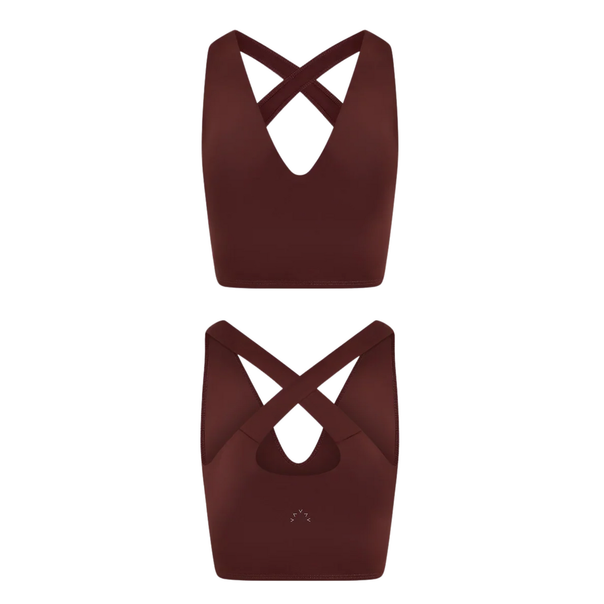 ALWAYS BURKE CROPPED TANK DEEP MAHOGANY