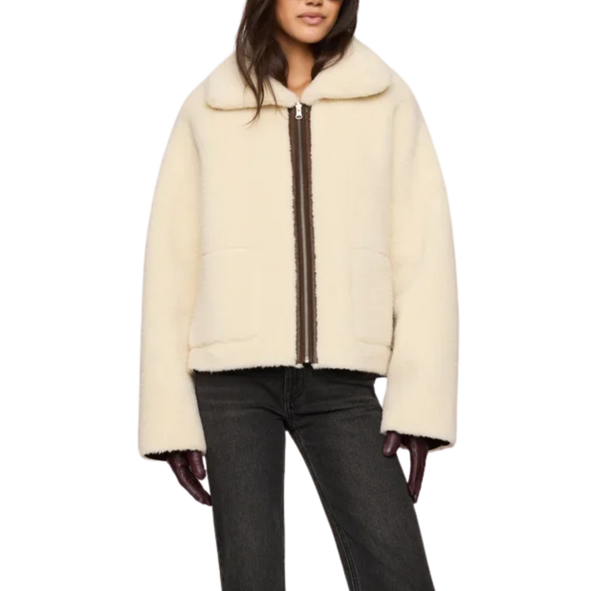 JENSEN REVERSIBLE JACKET DARK CHOCOLATE