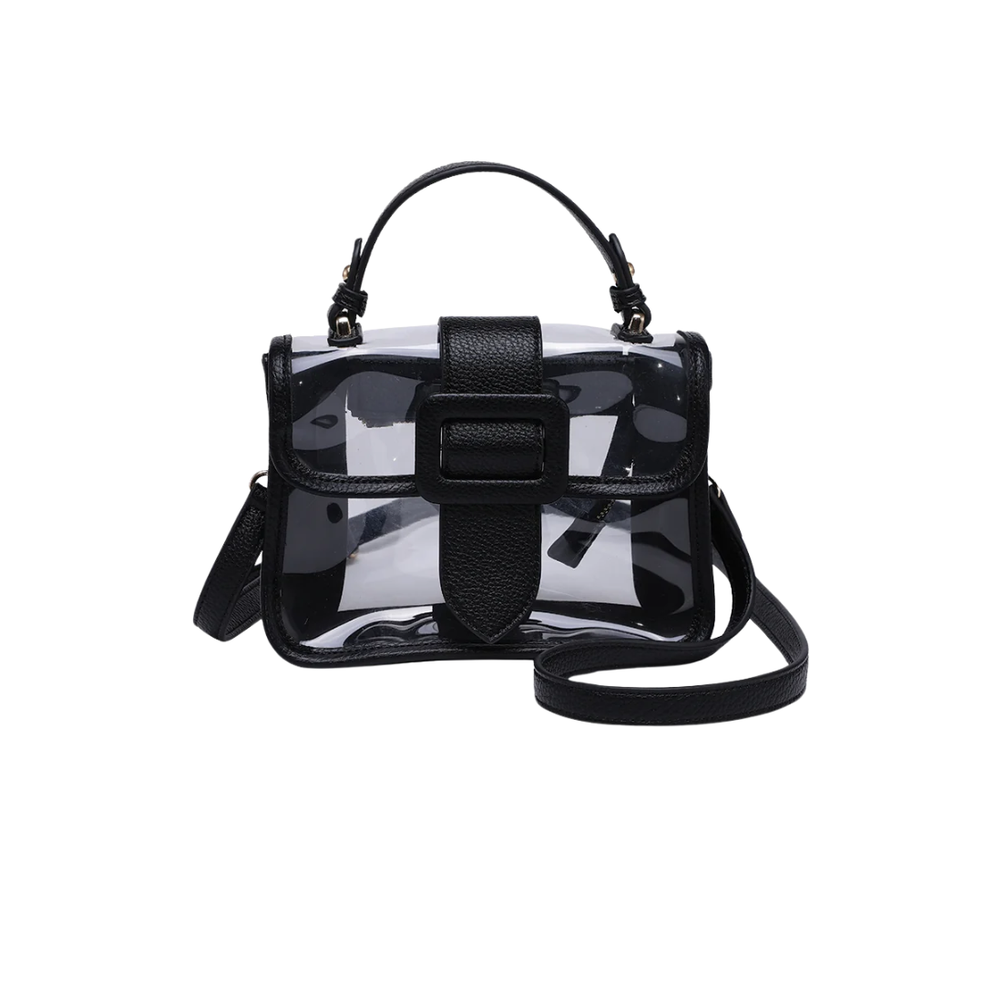 TONI CLEAR STADIUM BAG BLACK