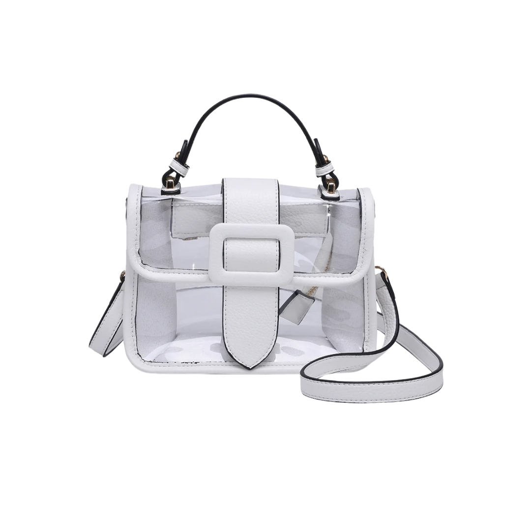TONI CLEAR STADIUM BAG OFF WHITE