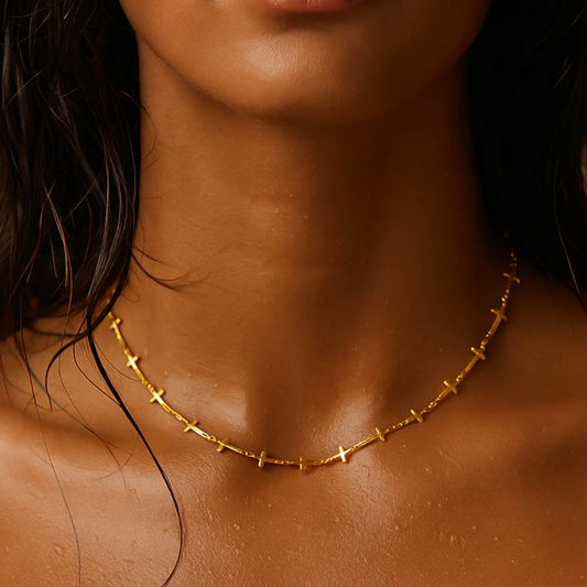 KENNEDY CROSS CHAIN NECKLACE