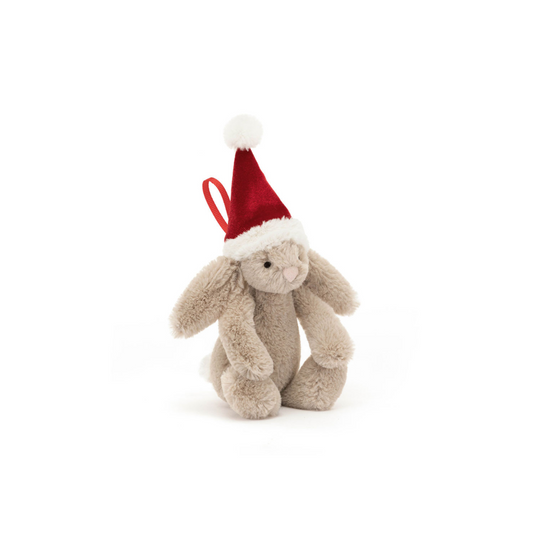 BASHFUL XMAS BUNNY ORNAMENT