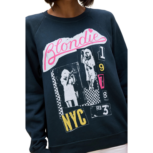 BLONDIE VALENTINE SWEATSHIRT VINTAGE BLACK