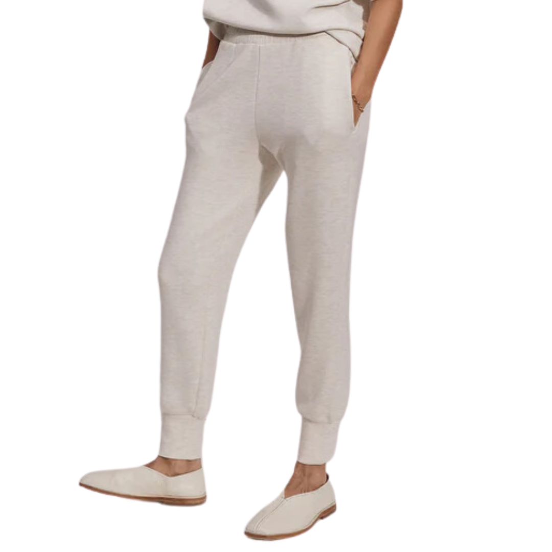 SLIM PANT 25" IVORY MARL