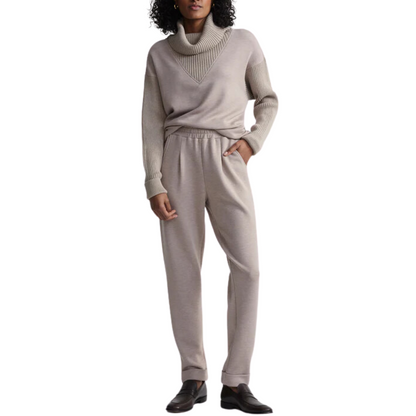 ROLLED CUFF PANT 25" TAUPE
