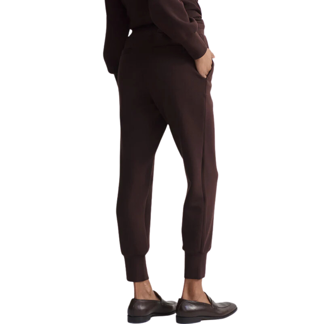 SLIM CUFF PANT 25" COFFEE