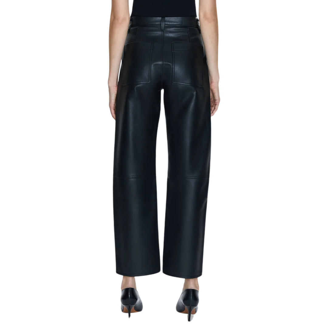 TAYLOR BARREL VEGAN PANT SLATE