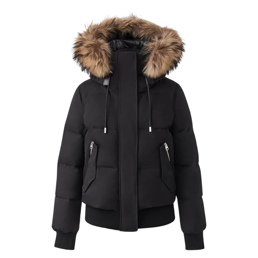 NEFI BOMBER DOWN JACKET BLACK