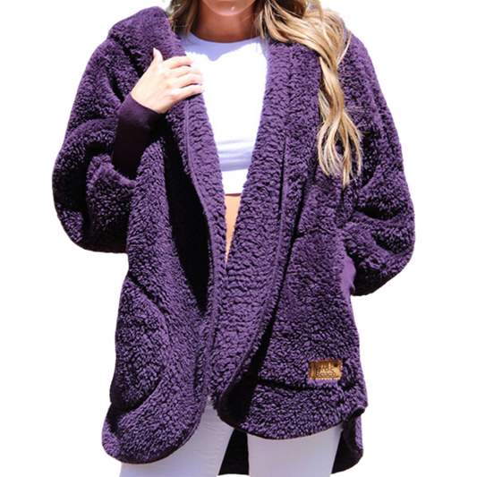 AMETHYST NIGHT SHERPA WRAP