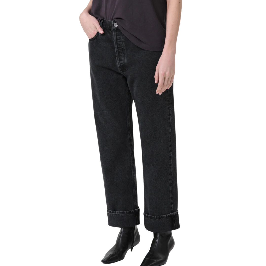 FRAN CUFF JEAN BLACK TEA