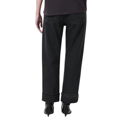 FRAN CUFF JEAN BLACK TEA
