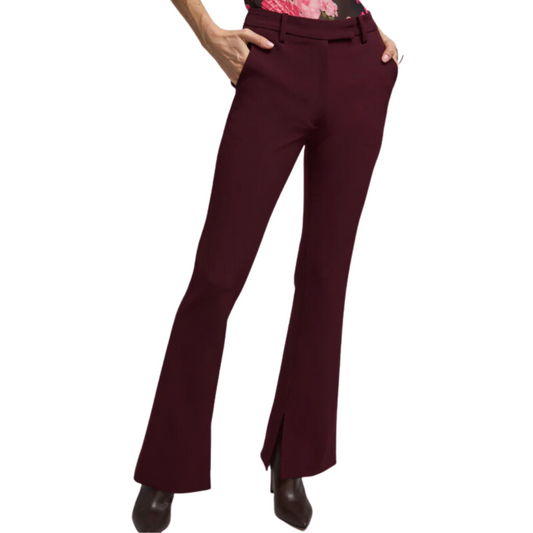 CADY CREPE PANT MALBEC