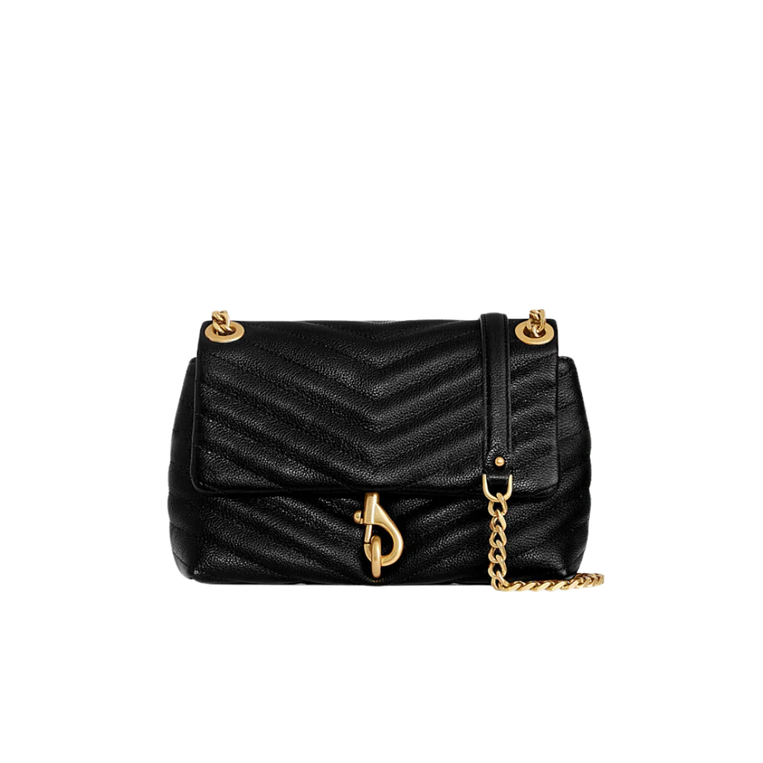 EDIE CROSSBODY BAG BLACK/GOLD