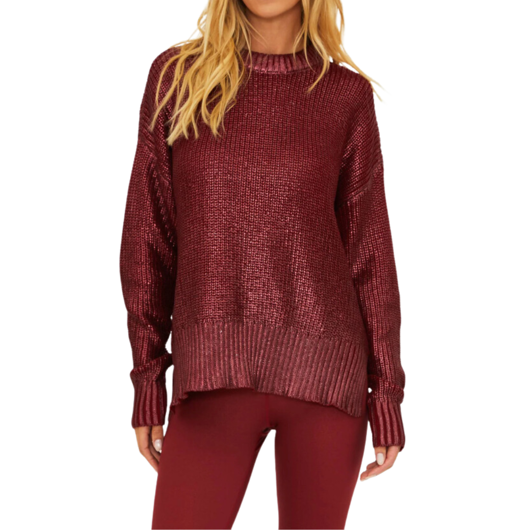 CALLIE SWEATER MERLOT