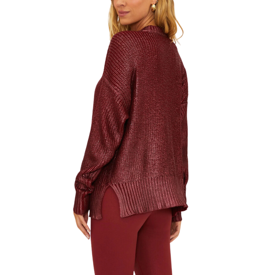 CALLIE SWEATER MERLOT