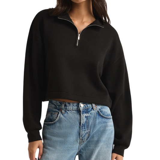 FEELING THE MOMENT SWEATSHIRT BLACK