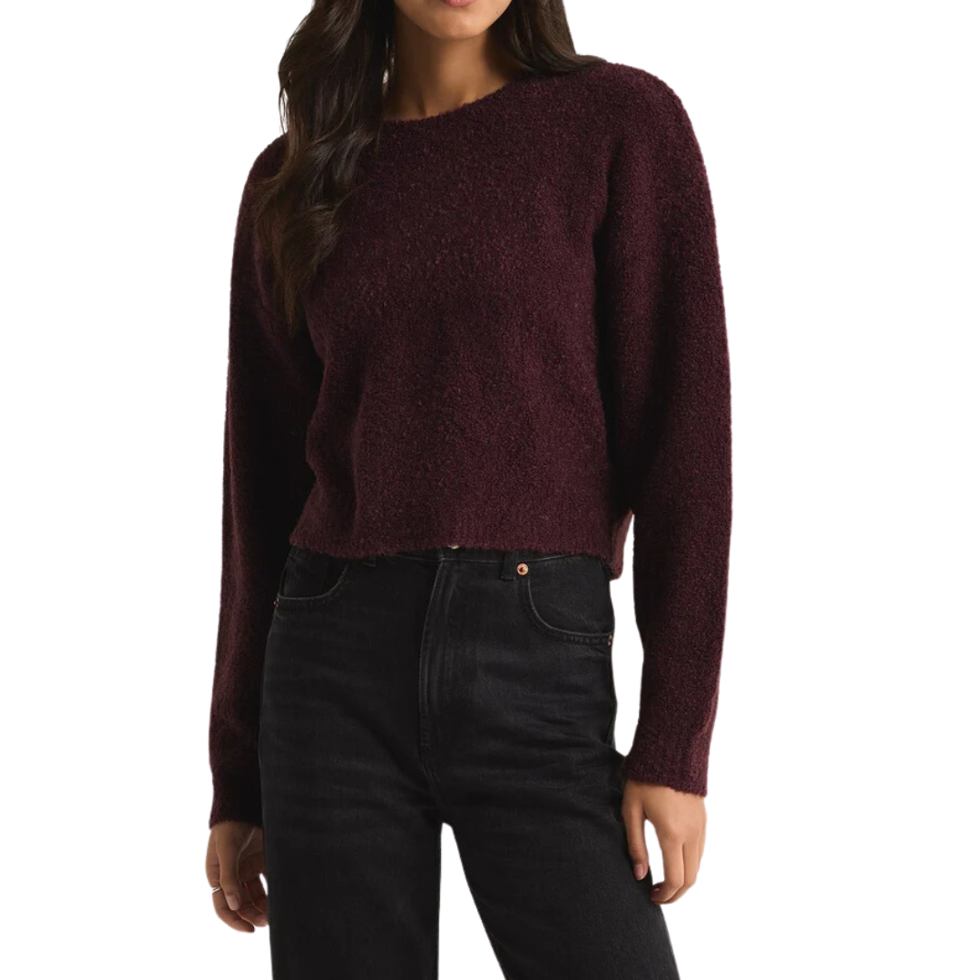 DESTINY SWEATER BERRY WINE