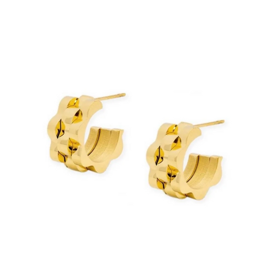 ROLLY BABY HOOPS GOLD