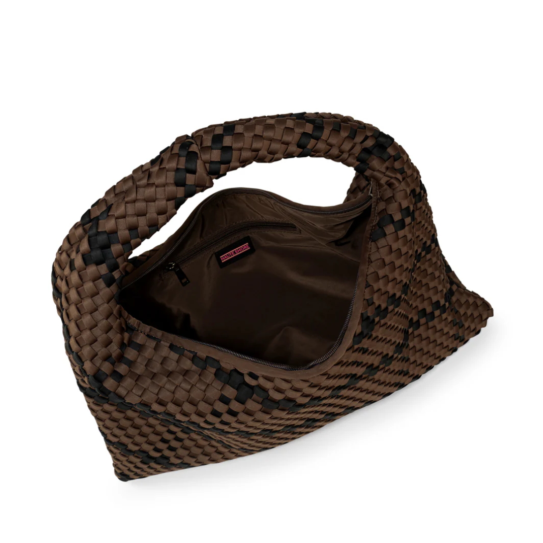 JONES WOVEN HOBO BAG ESPRESSO