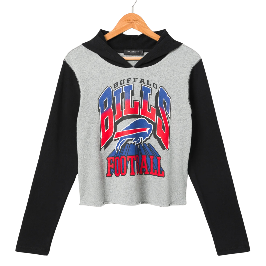 BILLS BLOCK CROP HOODIE