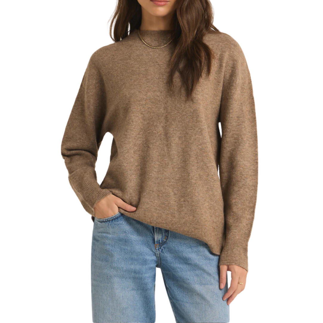 GIA CREW NECK SWEATER CHAI