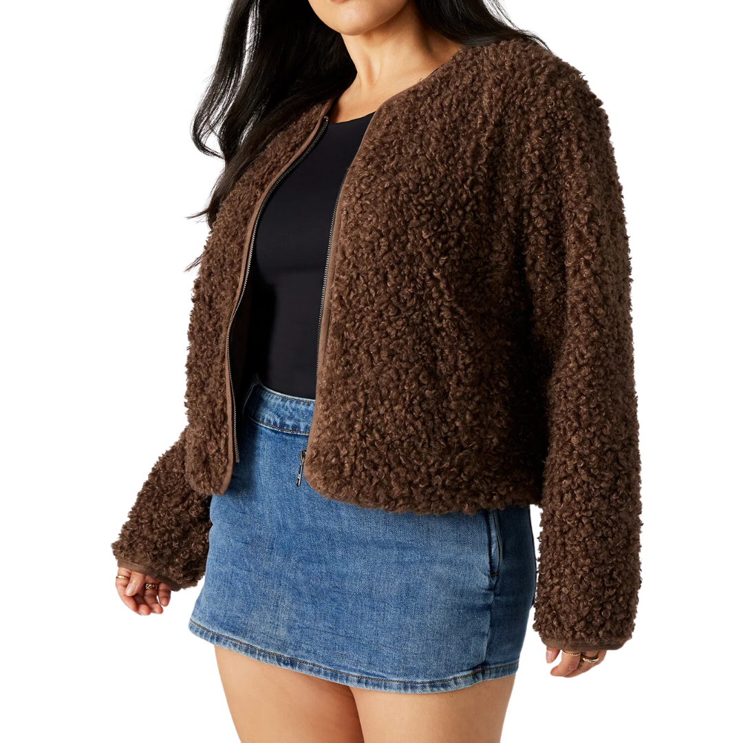 TEDDY JACKET MOCHA