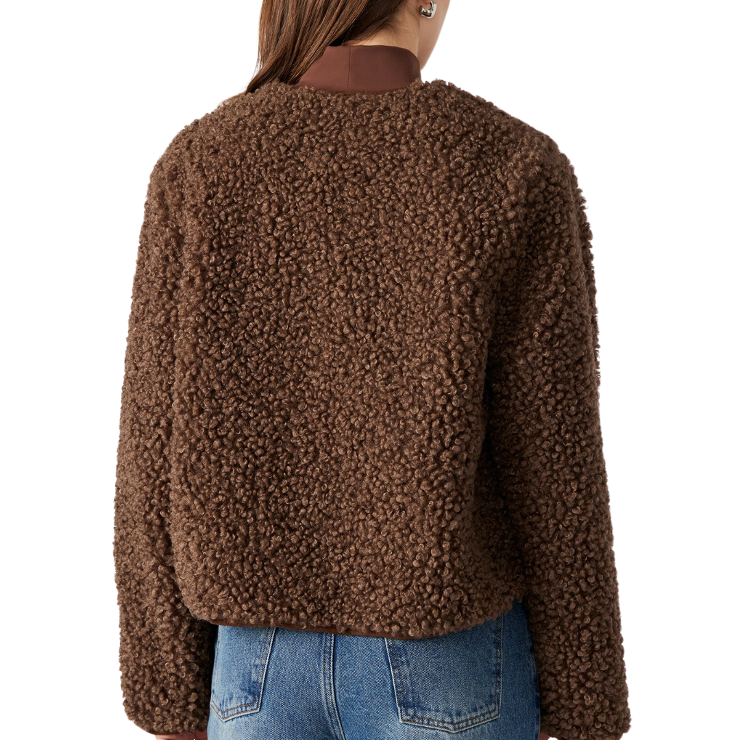 TEDDY JACKET MOCHA