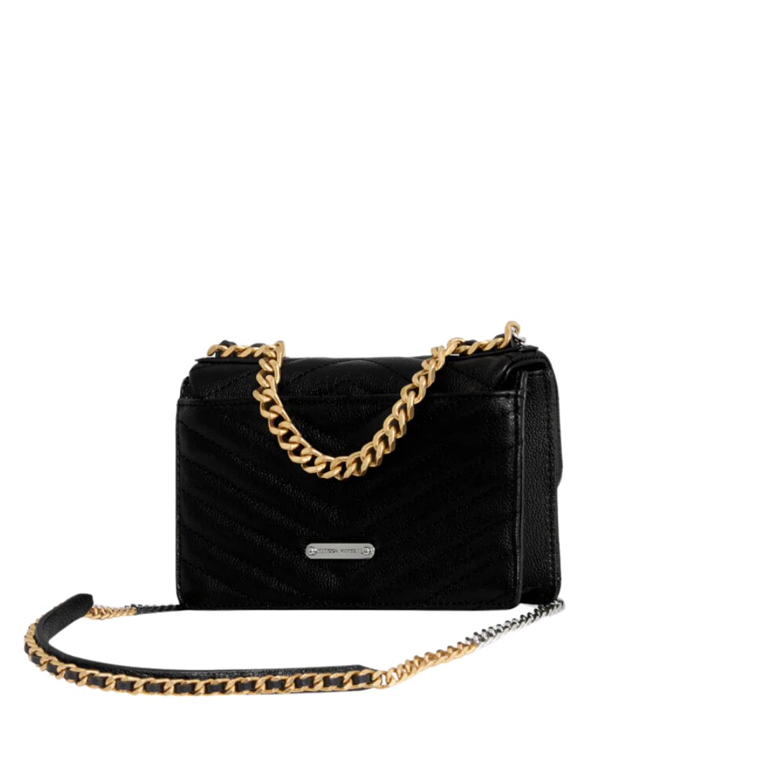 EDIE MINI CROSSBODY ON A CHAIN BLACK