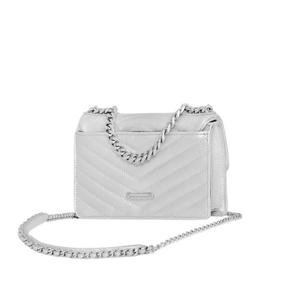 EDIE MINI CROSSBODY ON A CHAIN SILVER