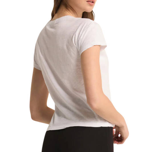MODERN SLUB TEE WHITE