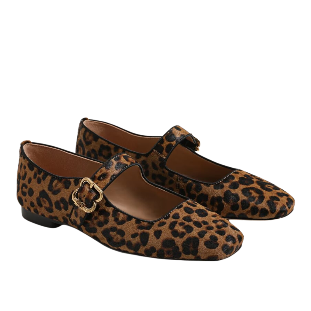 MICHAELA LEOPARD FLAT