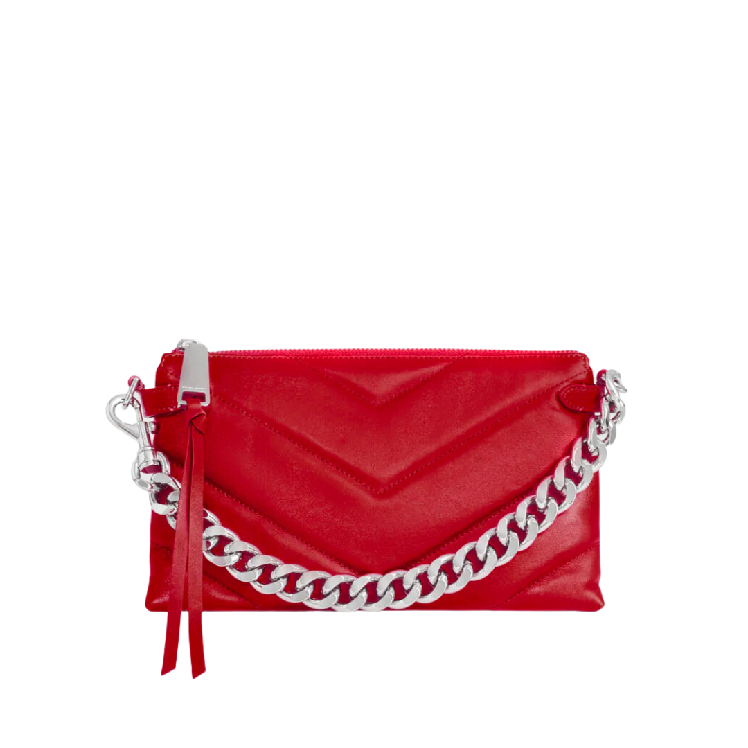 EDIE MAXI MEDIUM CROSSBODY CHILI