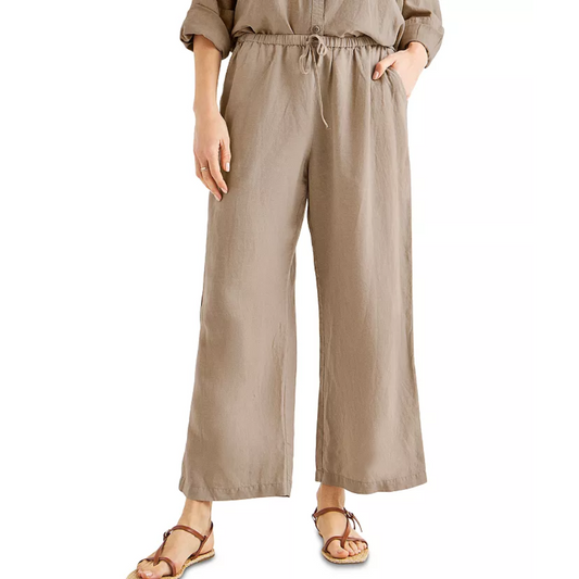 DAWSON LINEN PANT RATTAN