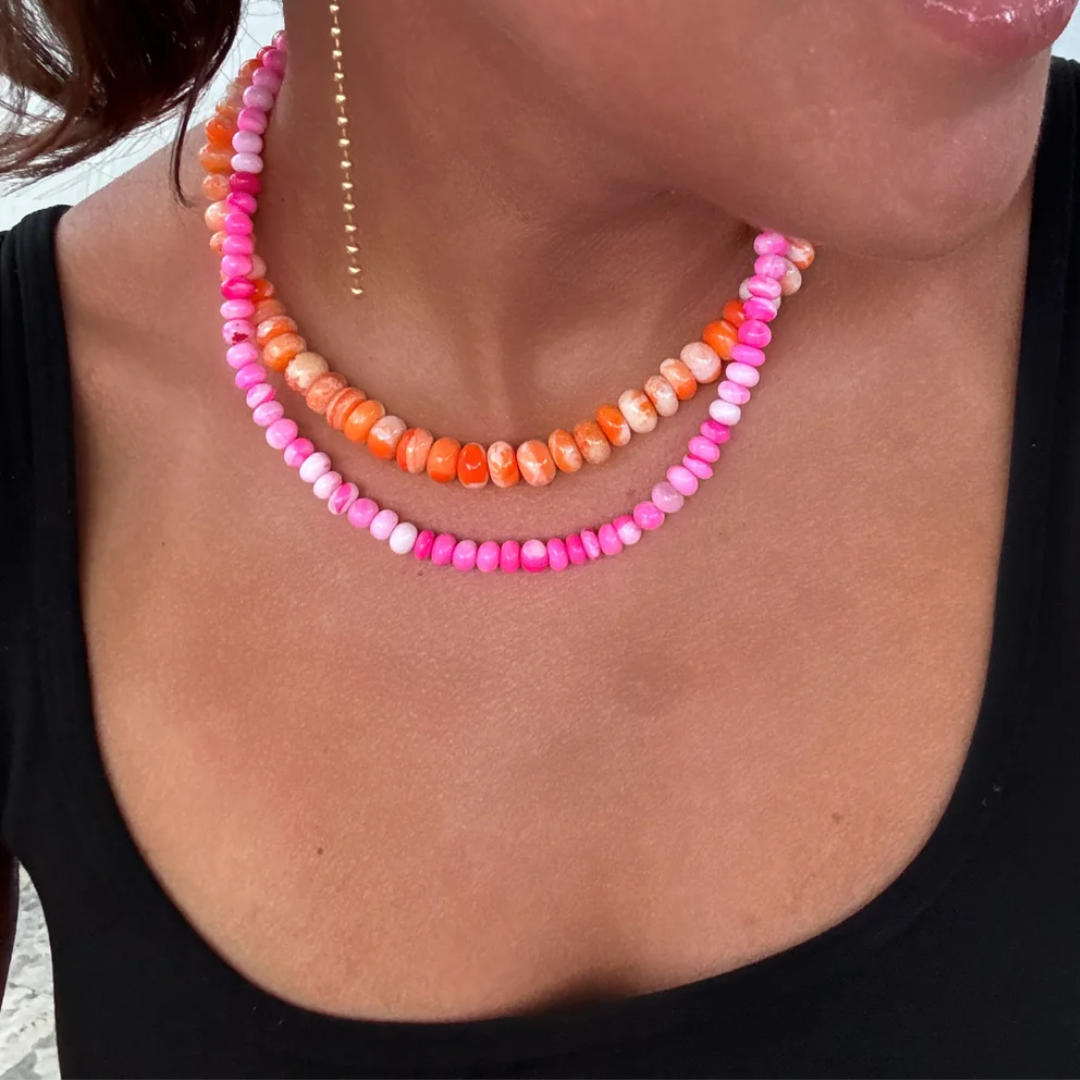 MINI CANDY NECKLACE ORANGE