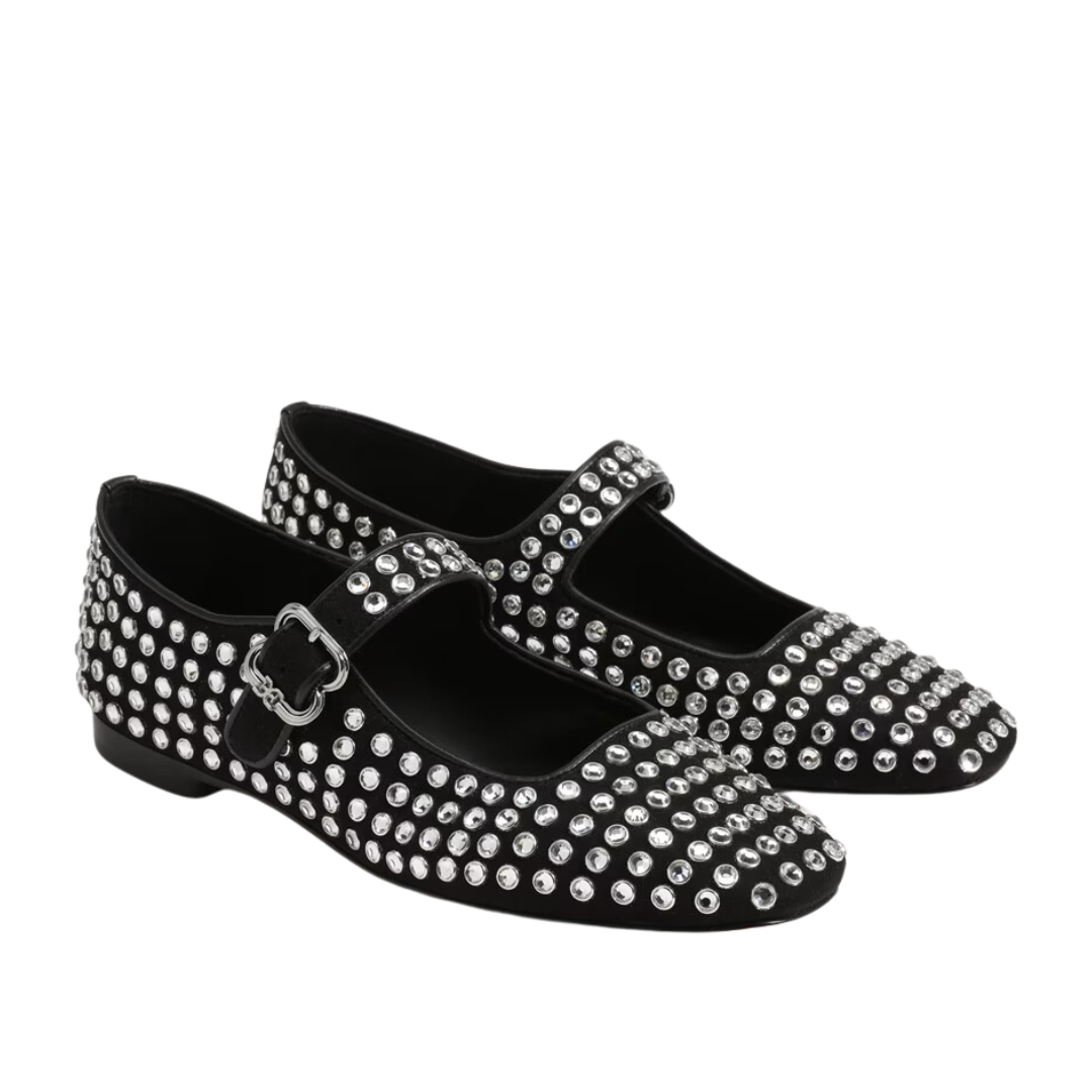 MICHAELA GEM FLAT BLACK