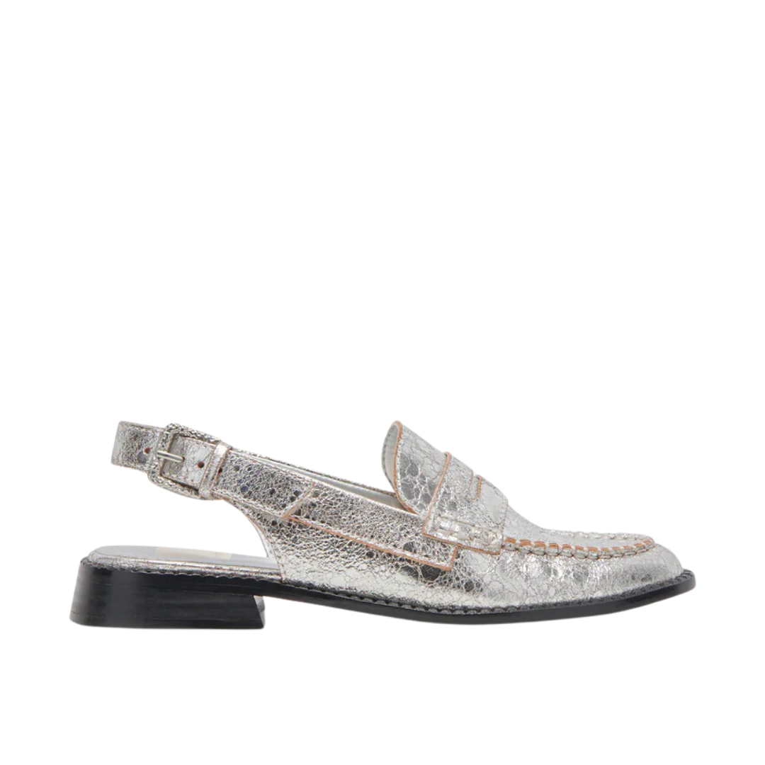 HARDI SLINGBACK LOAFER SILVER